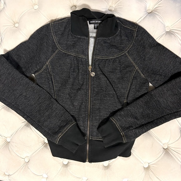 Bebe zip up sweater - Picture 2 of 3